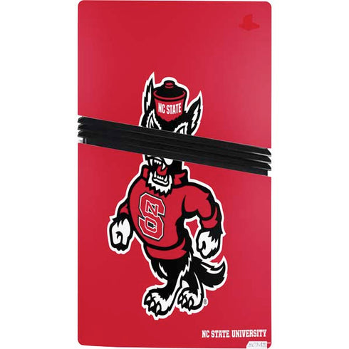 North Carolina State University Wolfpack PS5 Pro Console Skin